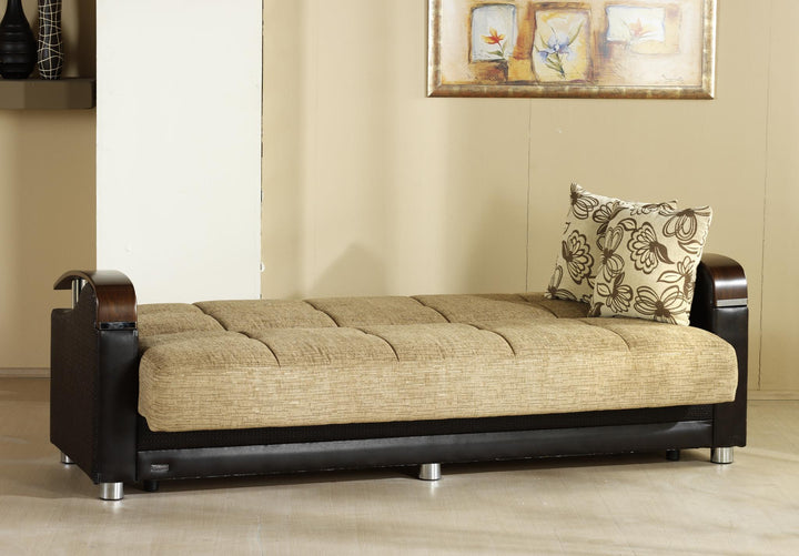 Versatile Luna sofa set with fold-down sleeper