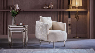 MARIETTA Living Room Set (Linka Beige)