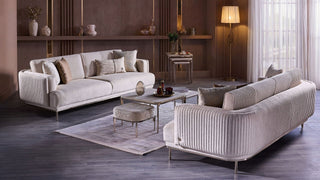 MARIETTA Living Room Set (Linka Beige)