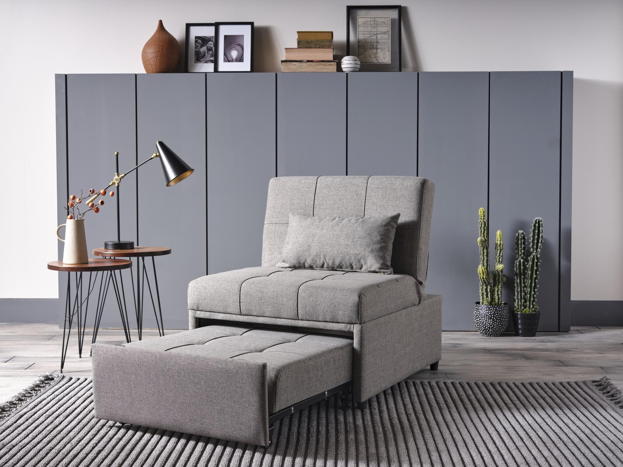 Reclining chair that turns into a bed online