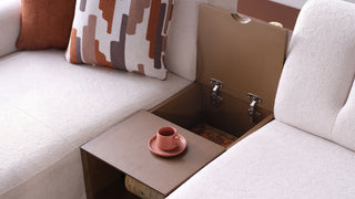 Sofá-cama seccional Atlanta, 4 peças