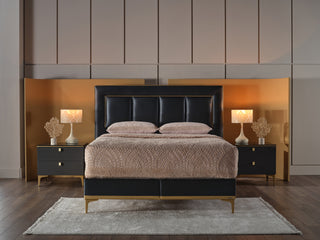 Conjunto de quarto Mirante Luxe Cream com arrumação – Tamanhos Queen e King