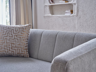 Conjunto de Sala de Estar Monroe, 3 peças - Cinza Merit