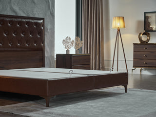 Conjunto de quarto Mirante Luxe Cream com arrumação – Tamanhos Queen e King