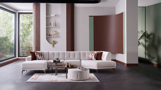 Sofá-cama seccional Atlanta, 4 peças