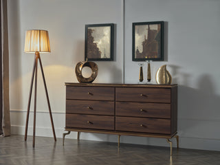 Conjunto de quarto Mirante Luxe Cream com arrumação – Tamanhos Queen e King