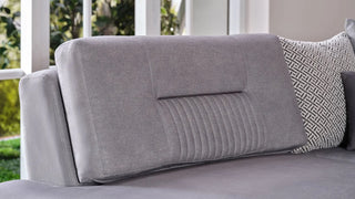 Seul Right Facing Sectional Sofa Palma Grey Bellona USA