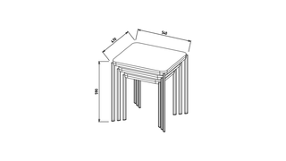 MARIETTA Nesting Table