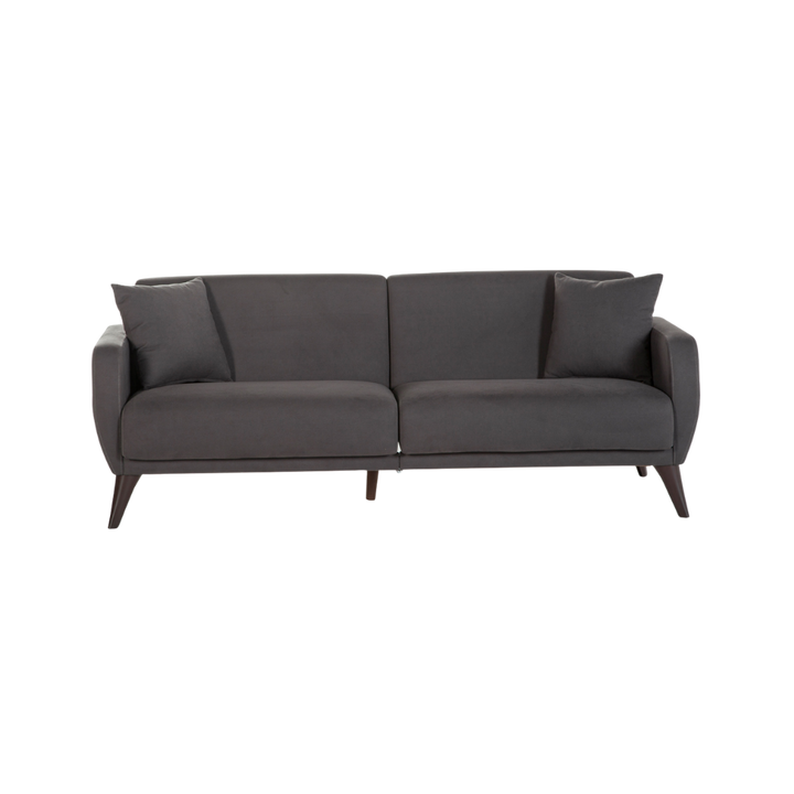 Space-Saving Light Gray Flexy Sofa, Ideal for Compact Spaces
