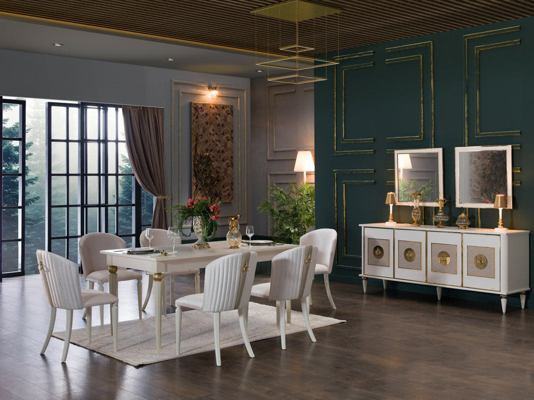 Mistral Concept: Sophisticated furniture suite with opulent details and rich hues for luxurious living spaces