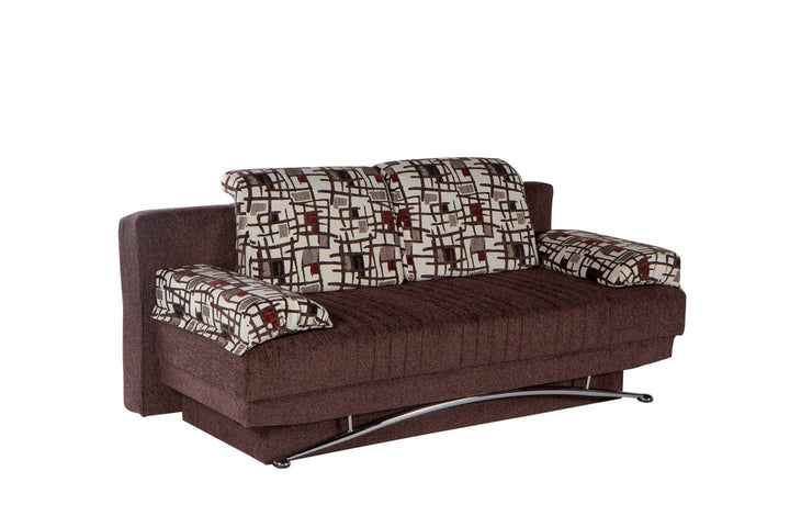 Fantasy Queen Sleeper with Metal Sofa Feet and Solid Wood Frame