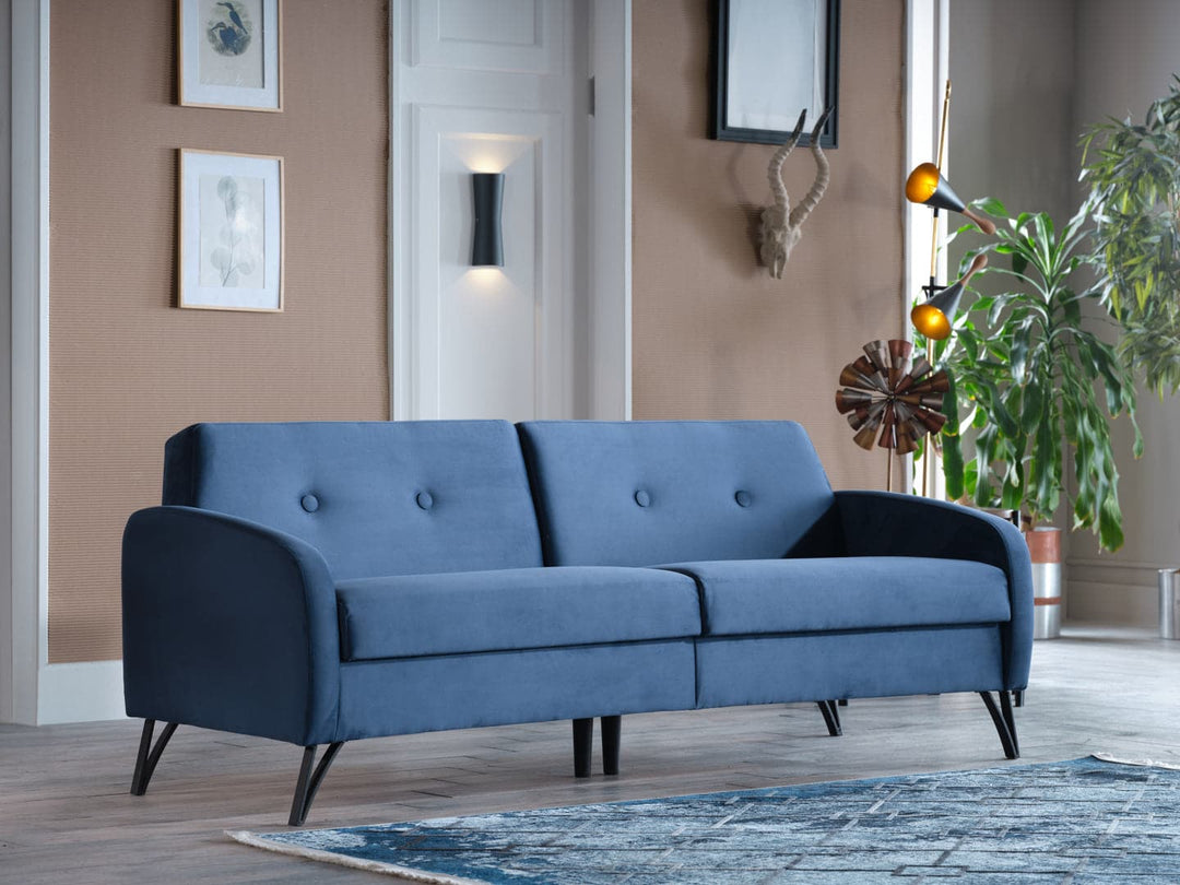 Juniper Sofa in one tone: Adds a touch of elegance and versatility to any room
