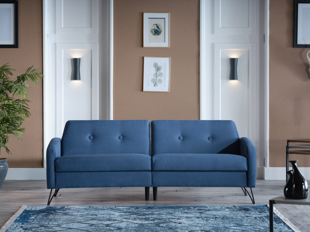 Retro-inspired Juniper Sofa: Modern craftsmanship with a statement look