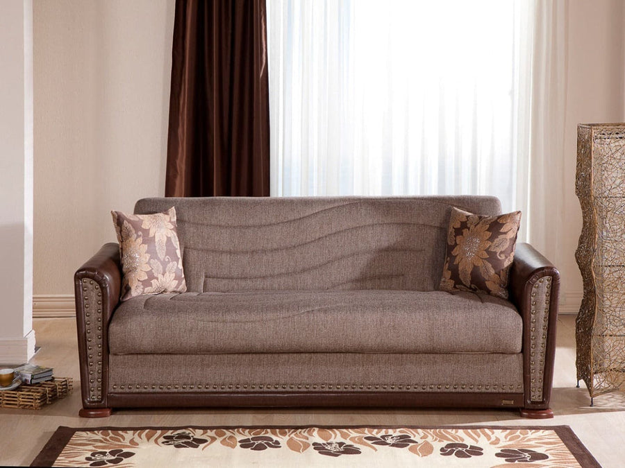 Sleek Alfa Collection living room set with sleeper options.