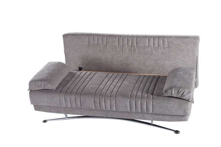 Iconic Gray Sleeper Sofa with Modern Aesthetic by Bellona