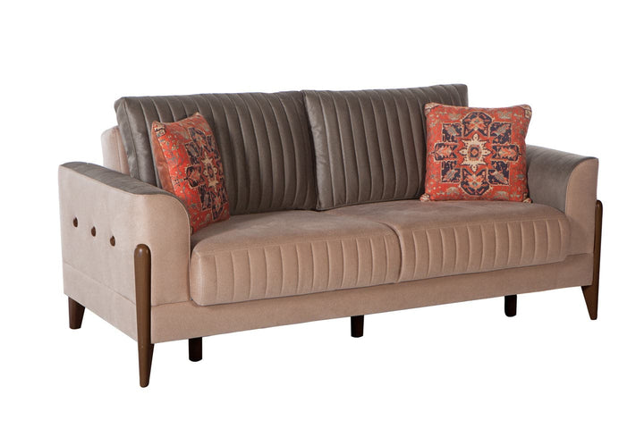 Luxurious Piero Sofa: Exquisite details and a fold-down sleeper feature for stylish comfort