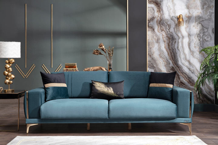 Sleek Chrome Accents: Carlino Concept Furniture