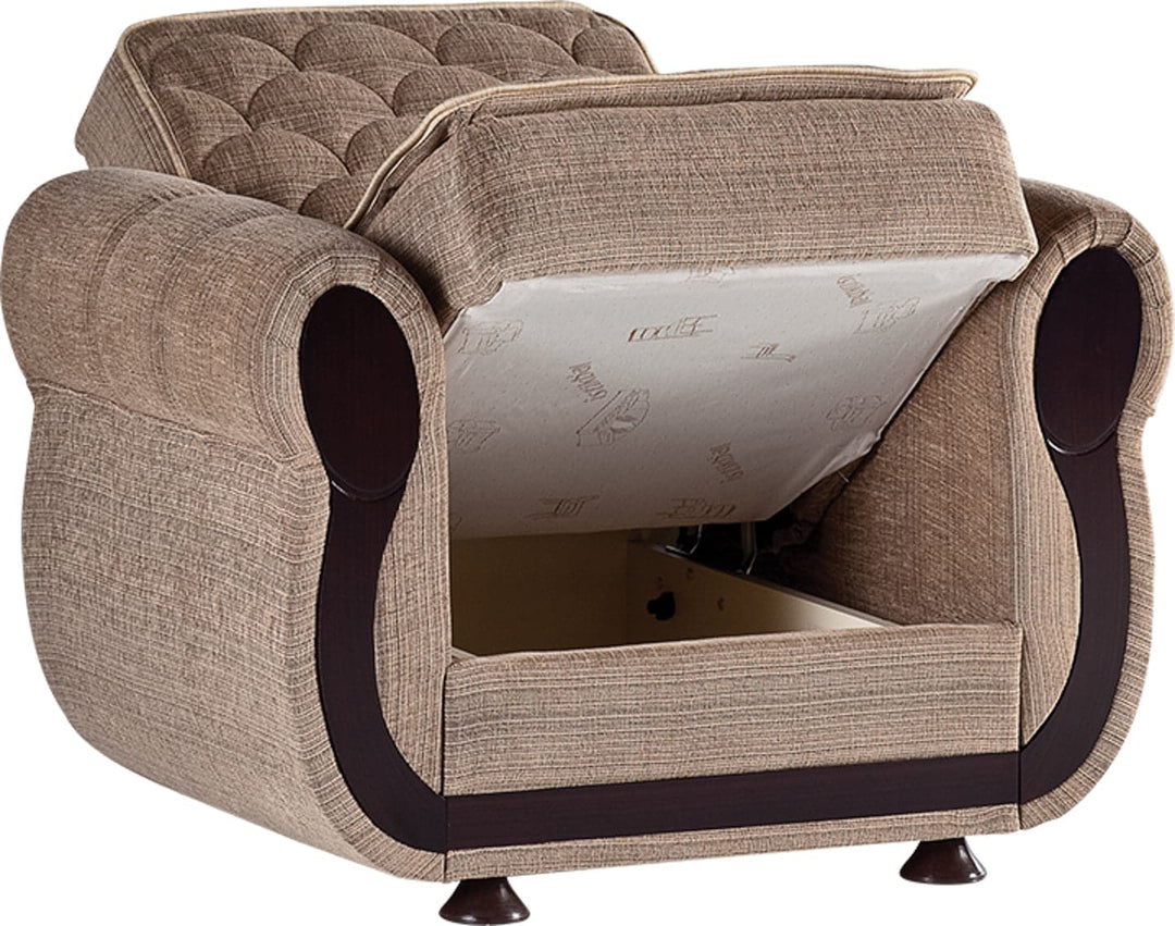 Argos Multifunctional Livingroom Sleeper Convertible Sofa Bed By Bellona Zilkade Light Brown