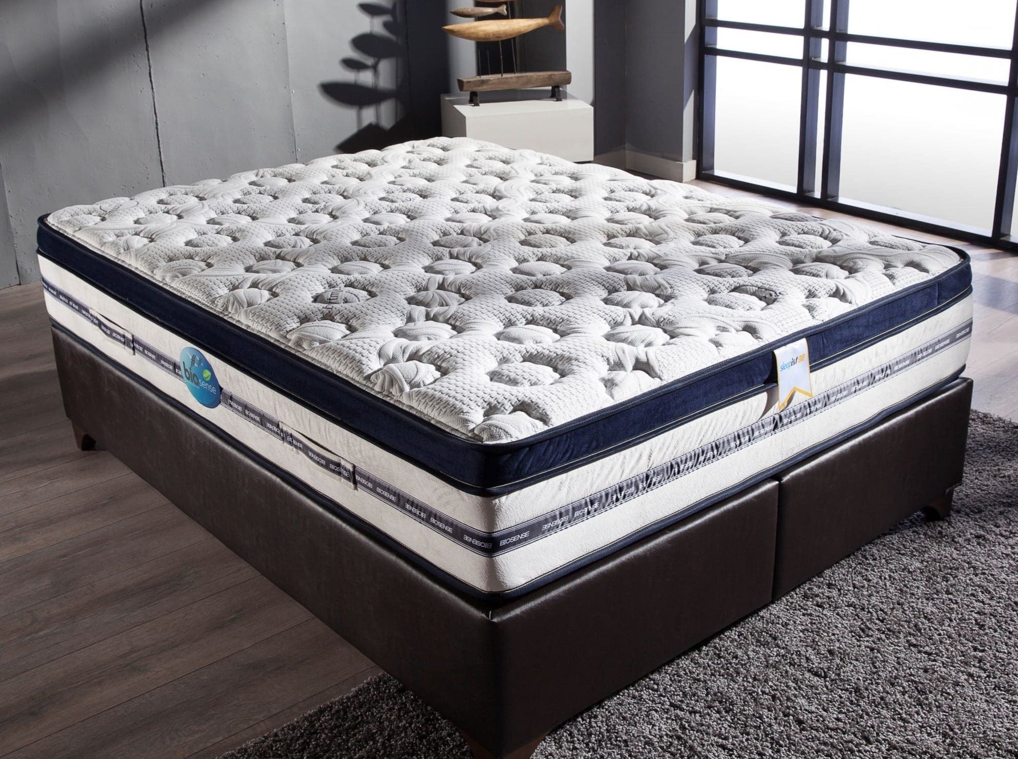 Biorytmic Eurotop Mattress by Bellona Full