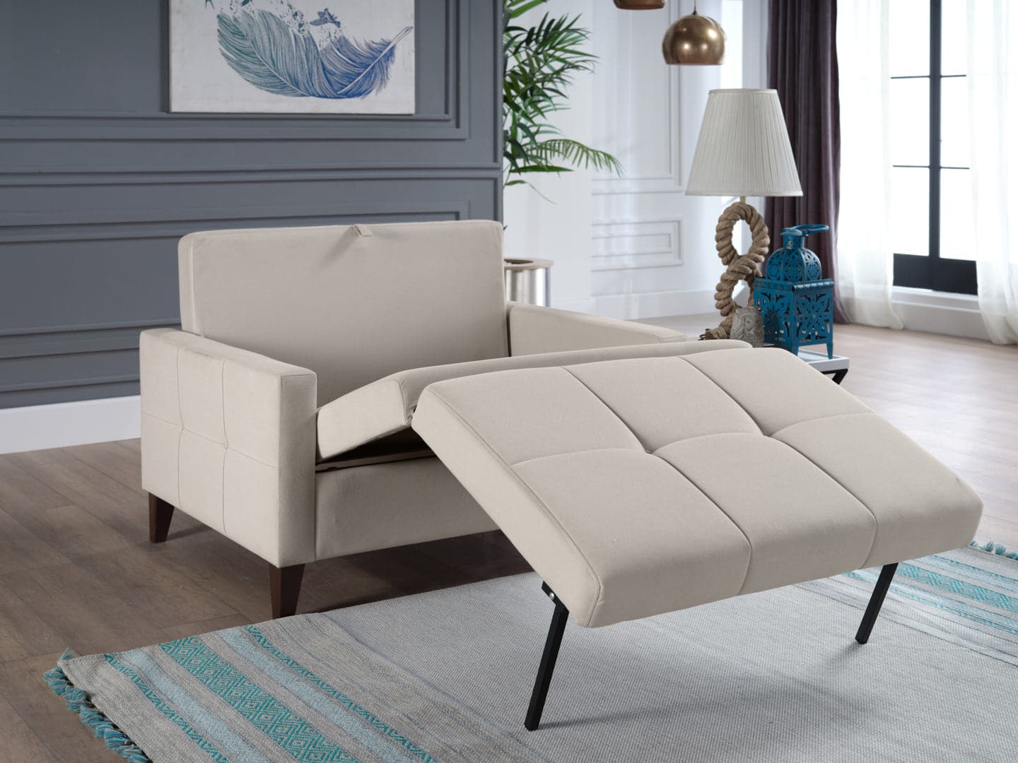 Bellona Chair and A Half Yellow
