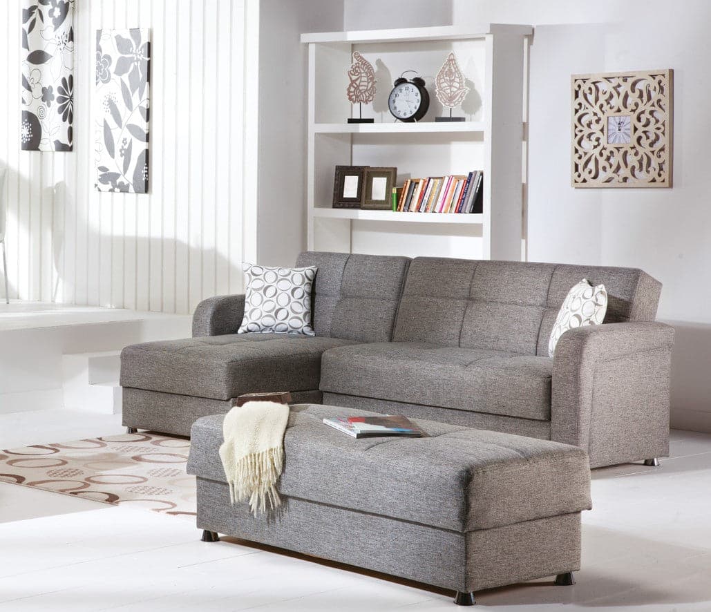 Modern Design: Features attractive button-tufting, bubbly proportions, and sleek chrome legs