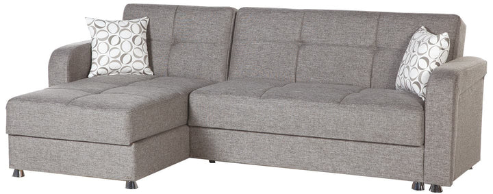 Chaise Lounge Sectional: Provides ample room for family gatherings.