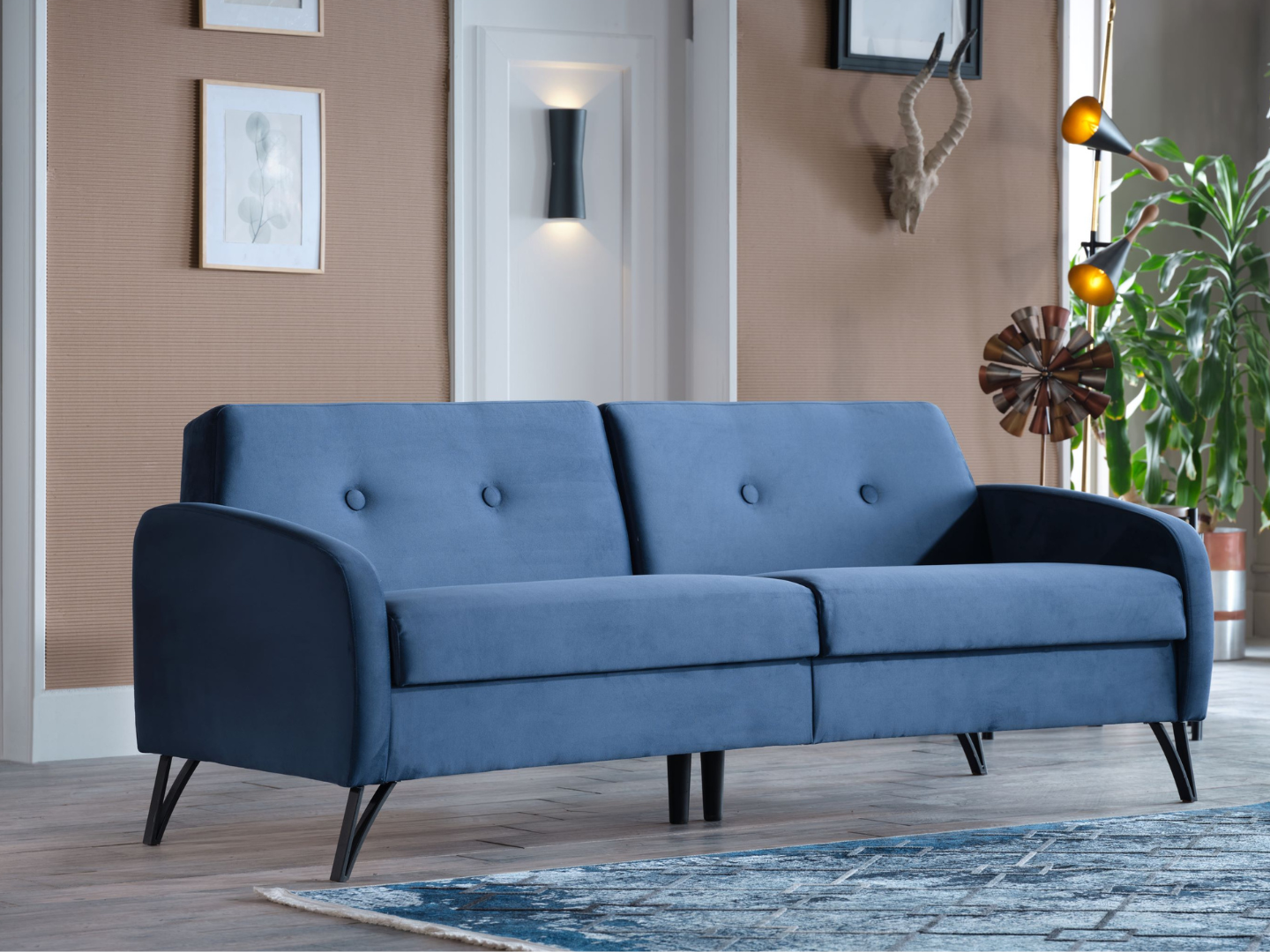 Juniper Sofa – Retro Sleeper & Storage | Bellona USA
