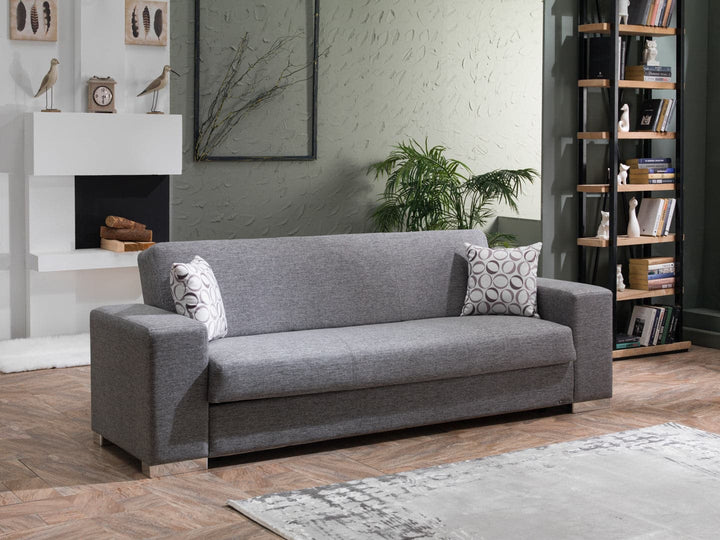 Sleek Kobe Sofa with Built-in Storage and Convertible Sleeper Design