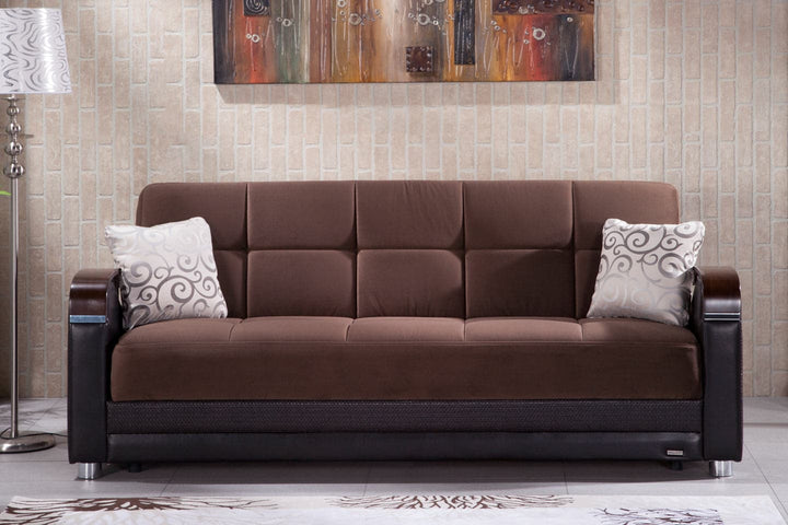 Modern Luna Sofa with Textured Performance Fabric