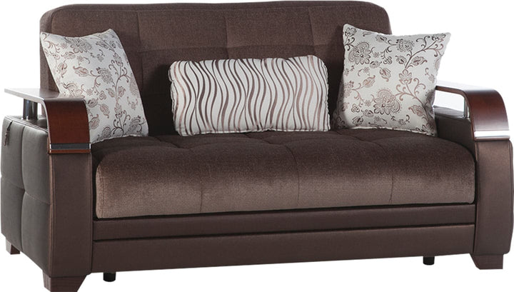 Natural Collection Loveseat: Modern design meets functionality, with a focus on comfort and style