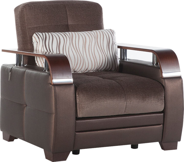 Armchair with Sleeper Functionality: A compact, versatile piece perfect for small spaces or as an additional bed