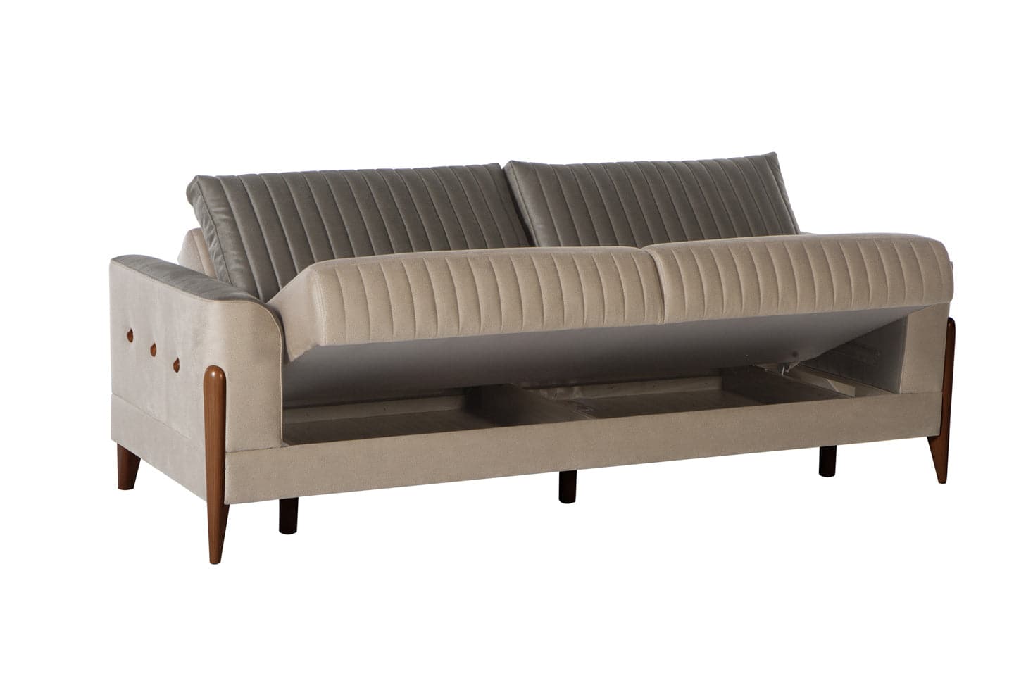 Bellona Piero Living Room Set Loveseat Hande Beige Orange