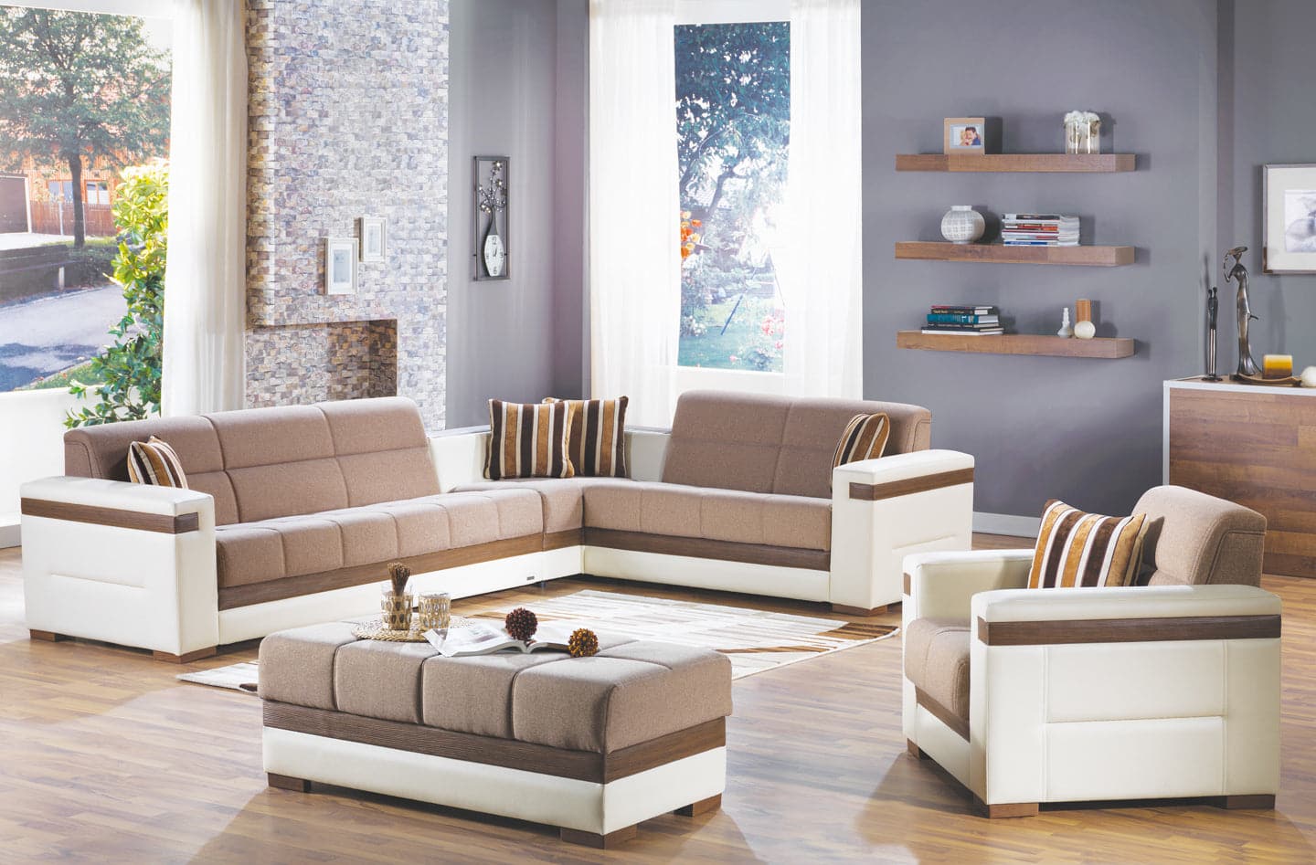 Elegant Moon Sectional by Bellona