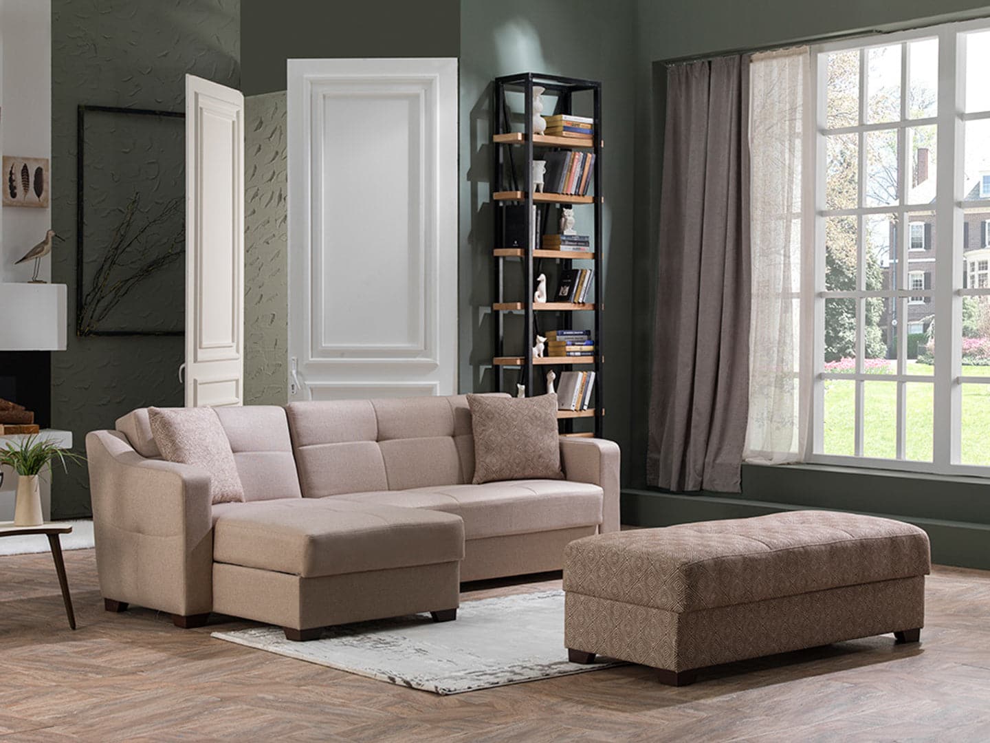 Tahoe Multifunctional Living room Sleeper Convertible Sectional by