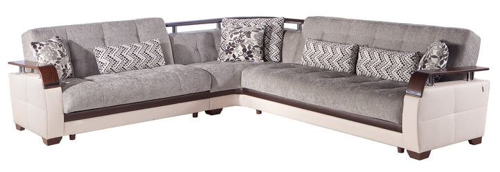 Contemporary Elegance in Bellona's Natural Sectional Sofa